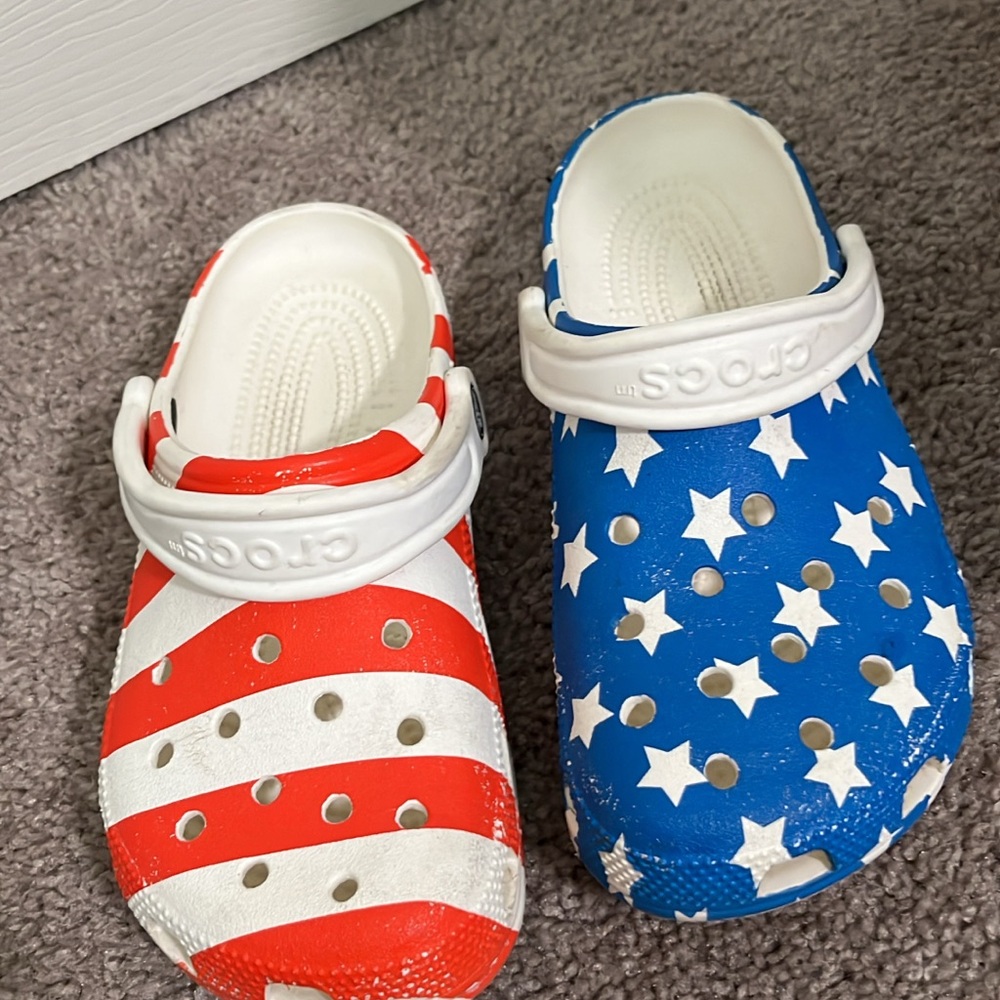 American flag cros